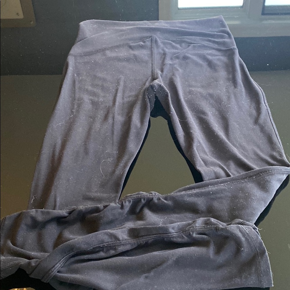 Ivivva size 12 black leggings - tapered bottoms